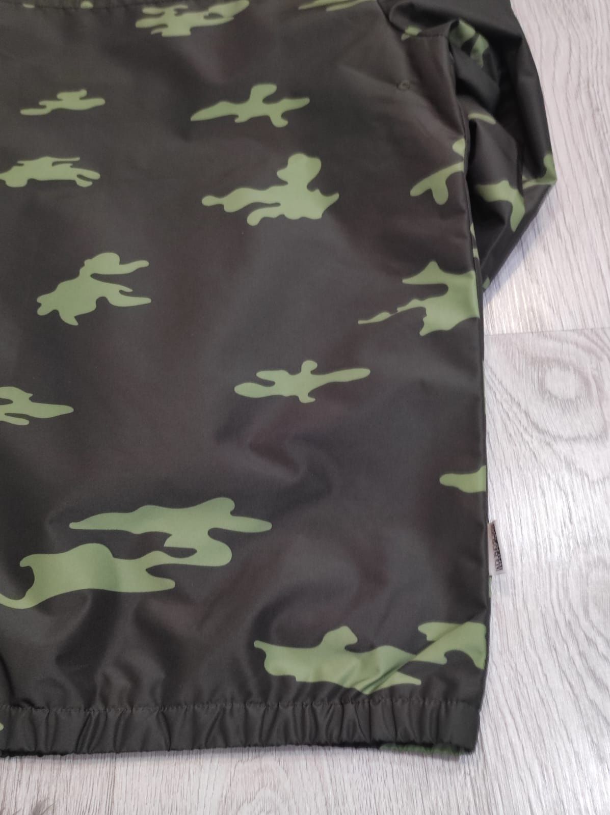 Kurtka męska jesienna przejściowa napapijri khaki zielona moro anorak