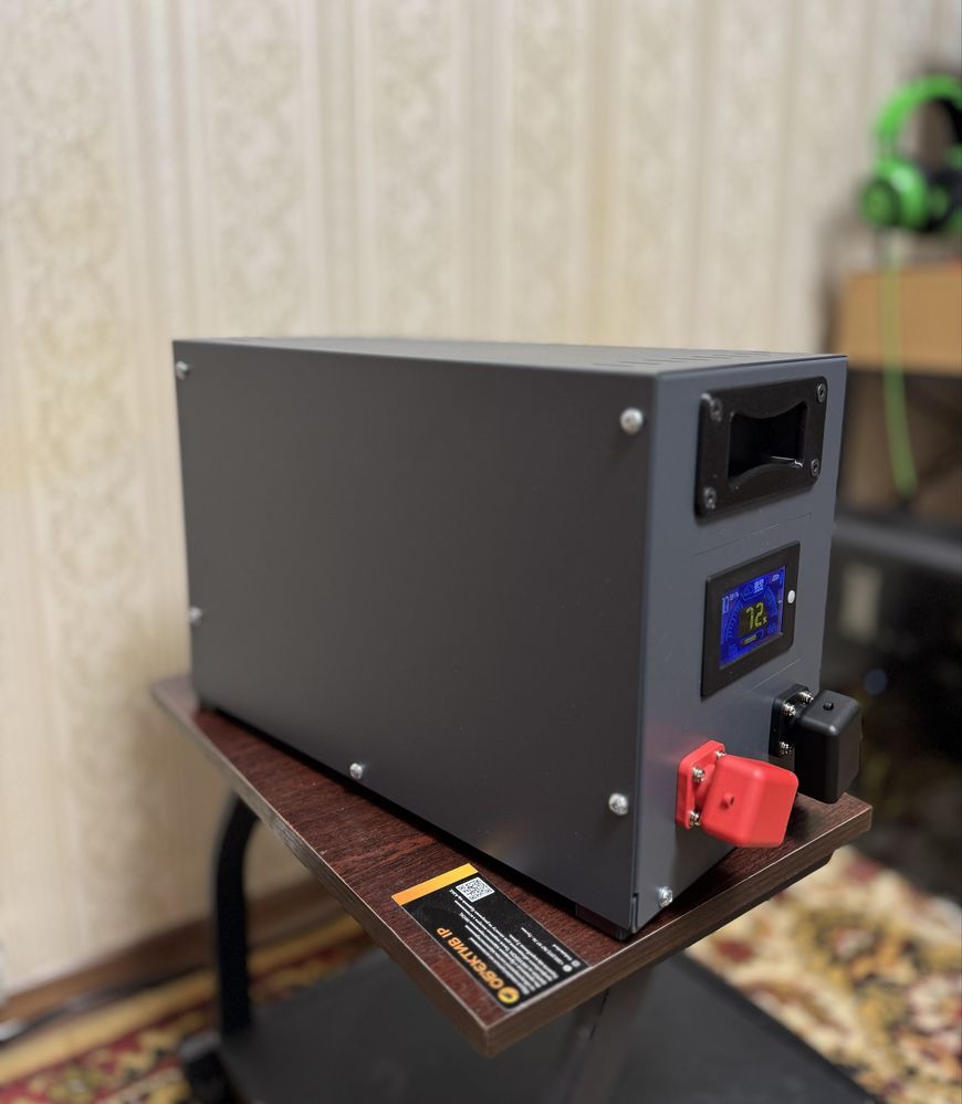 Аккумулятор 12V LiFePo4 295A, 3,6кВт, дисплей, Bluetooth, ИБП, ДБЖ