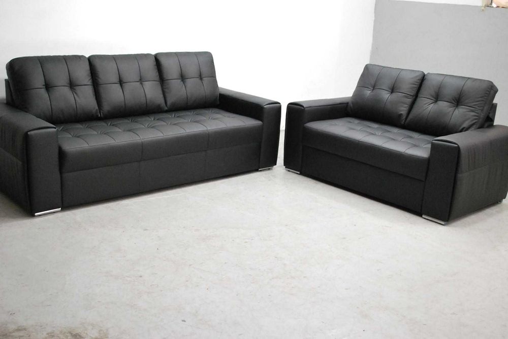 RIW KOMPLET 3+2 sofy, kanapy, zestaw SKÓRA 6605