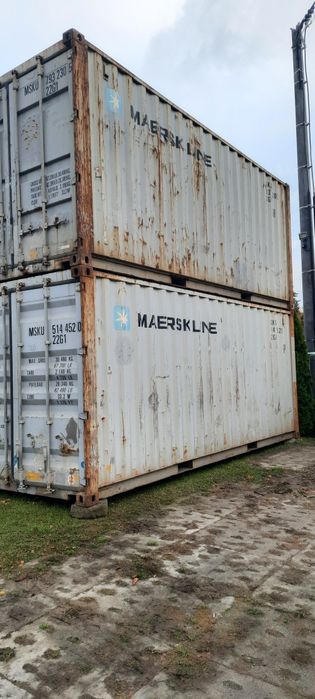 Kontener morski 20" 6m biurowy socjalny kontenery morskie magazyn hala