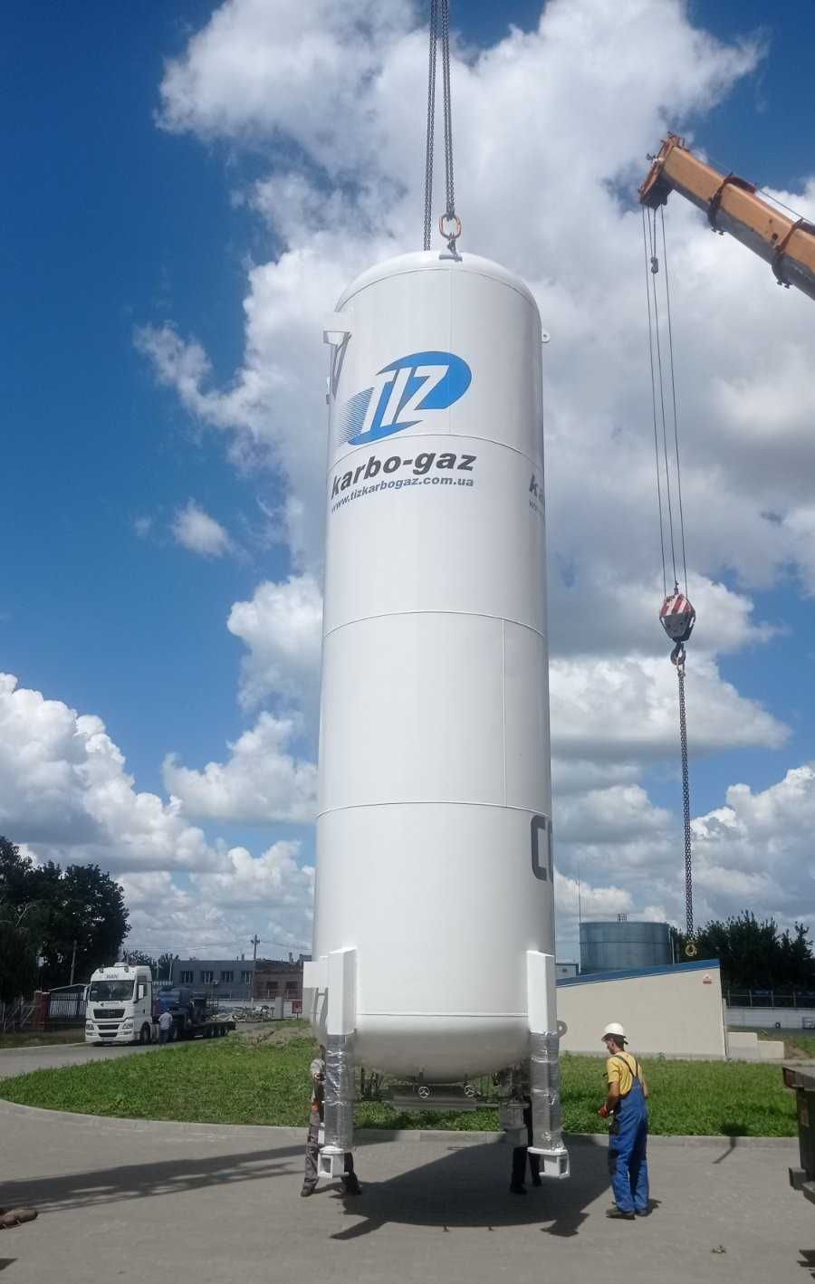 Кріогенні ємності та посудини для СО2 для теплиці Резервуари для газів