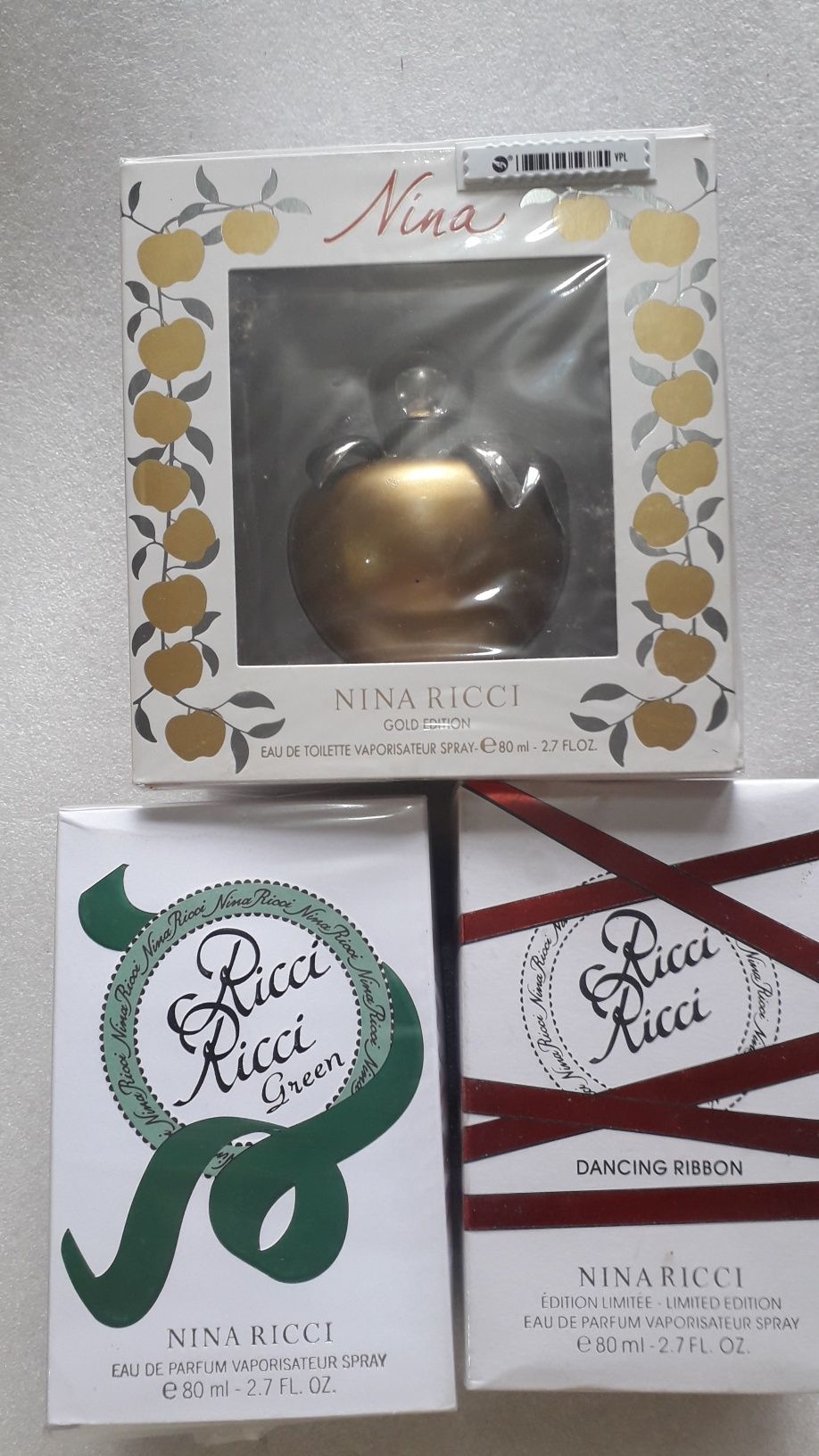 Nina Ricci.Nina.Dancing Ribbon.Gold Edition.Green.Ricci Ricci.лот.100м