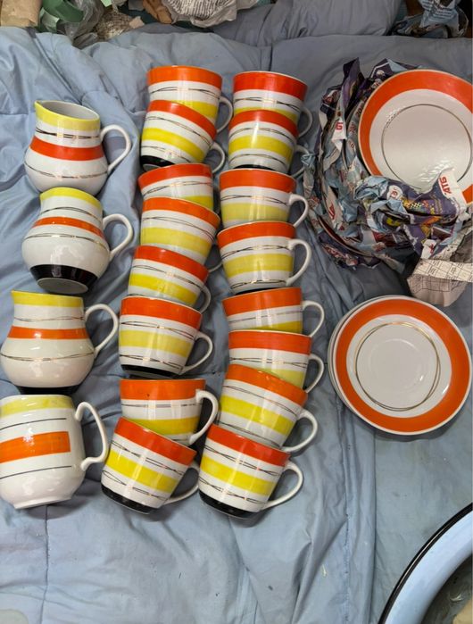 Чашки Дульово чайні пари поштучно посуда сервіз сервиз срср