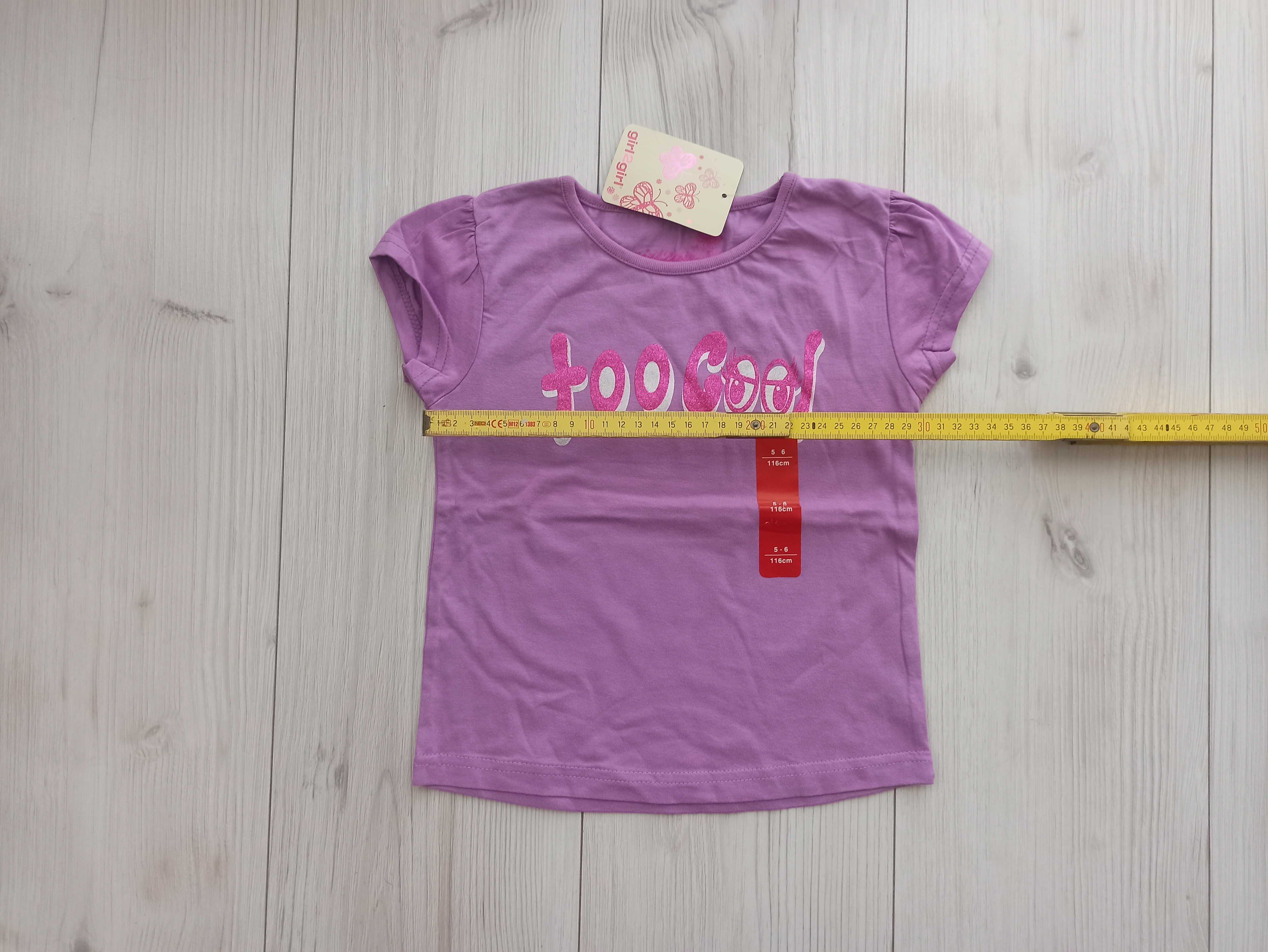 T-shirt dla dziewczynki NOWY   - Primark - 116