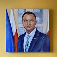 Portret "Andrzej Duda" 39x39