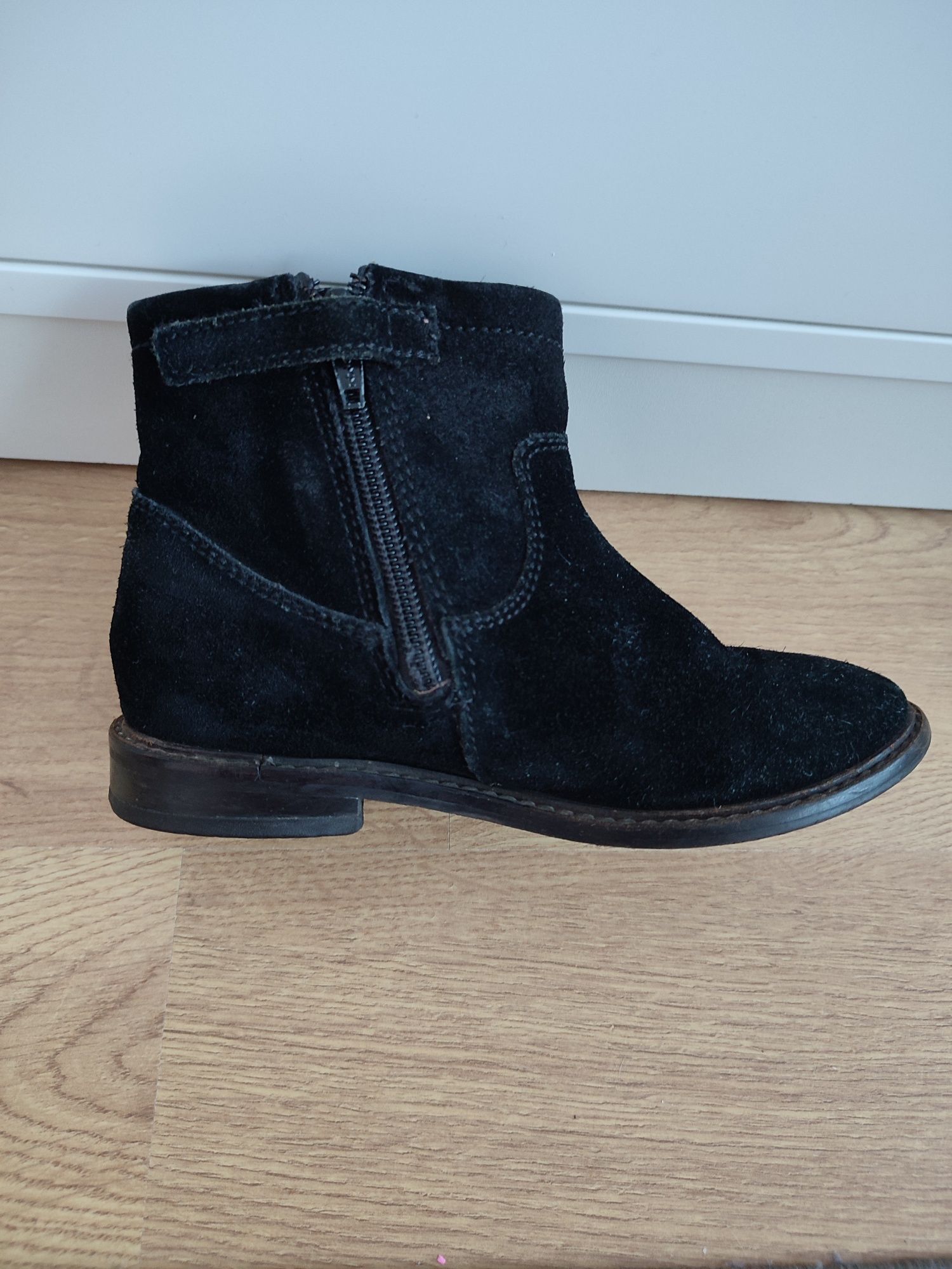 Botki dziewczęce zamszowe H&M r. 30 wiosenne