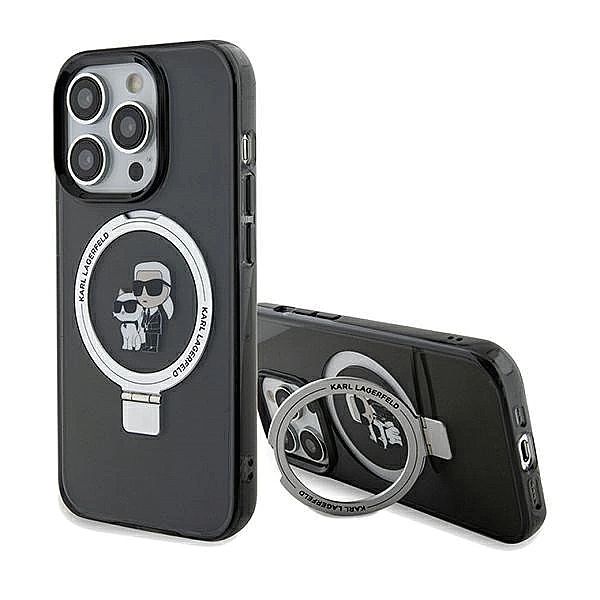 Etui Karl Lagerfeld Ring Stand Karl&Choupettte MagSafe na iPhone 13 Pr