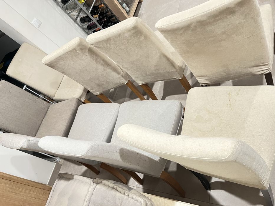 8 cadeiras ikea com capa