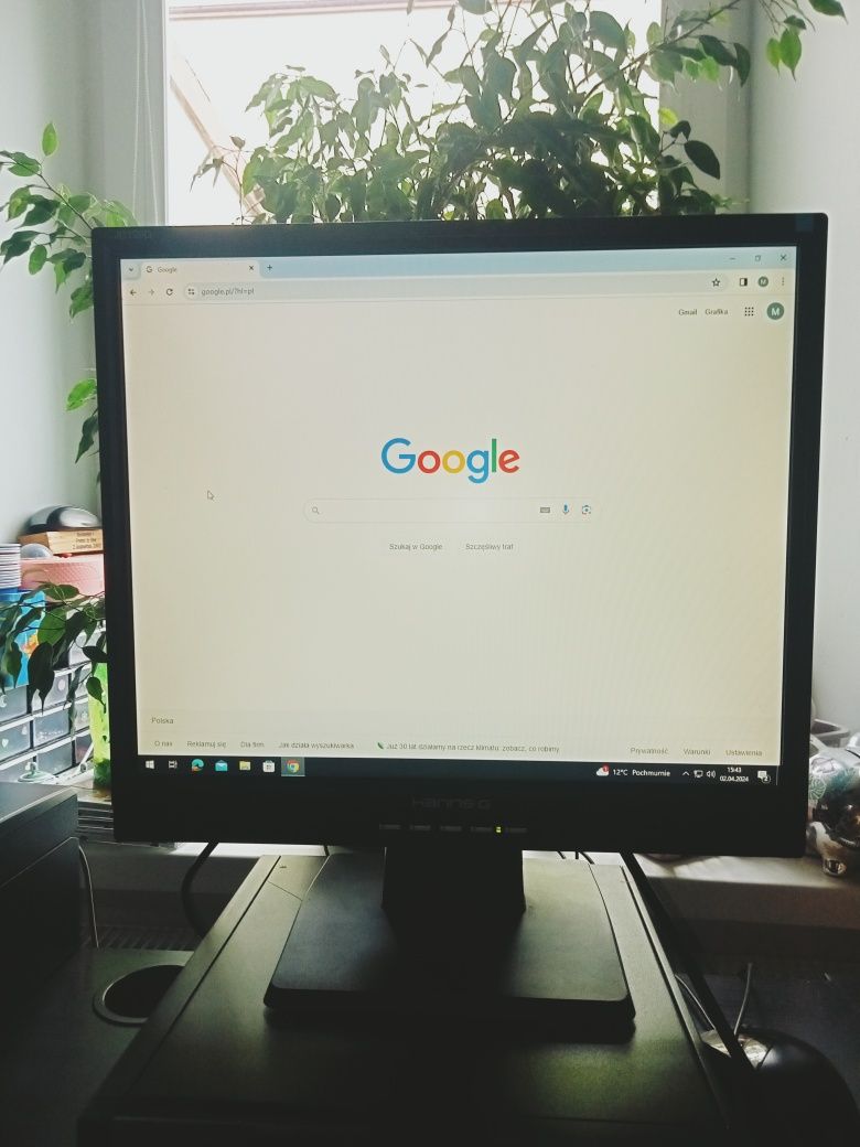 Monitor Hanns-G JC 199D VGA DVI głośniki 19 cali