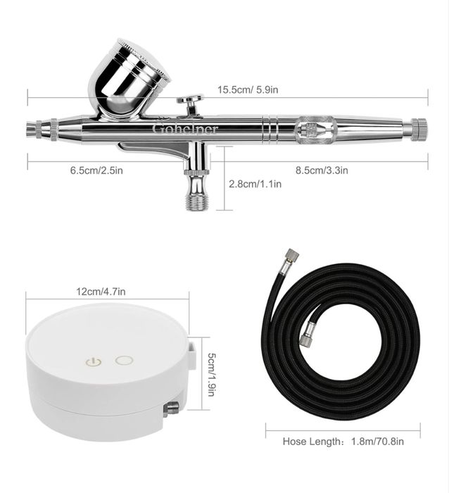 Аерограф Gohelper T300