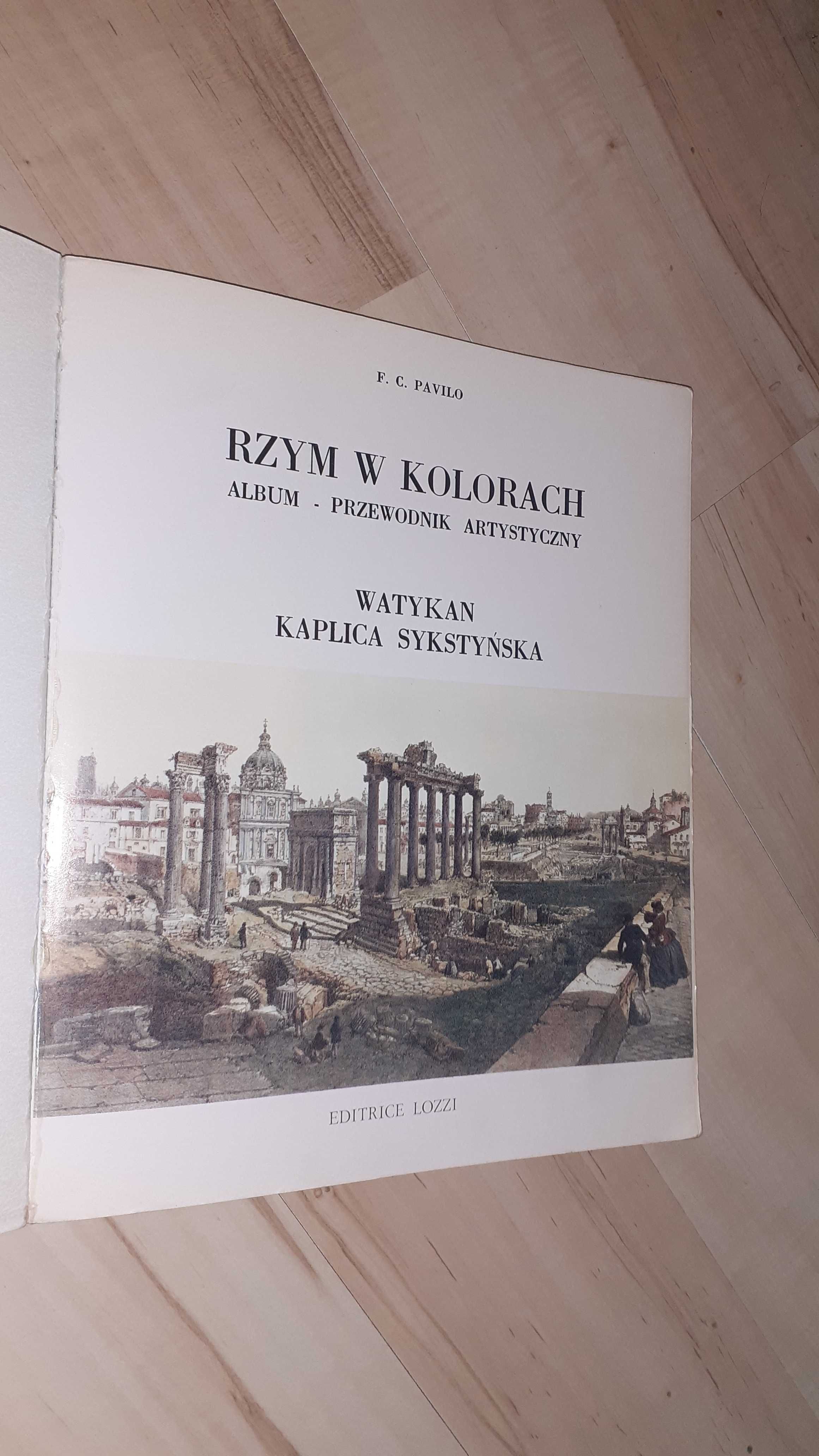Rzym i Watykan w kolorach,album,przewodnik artystyczny,Pavilo