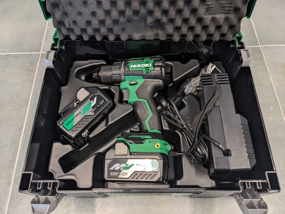 Hikoki Wiertarko-wkrętarka DS18DE WRZ komplet 2x BSL36A18