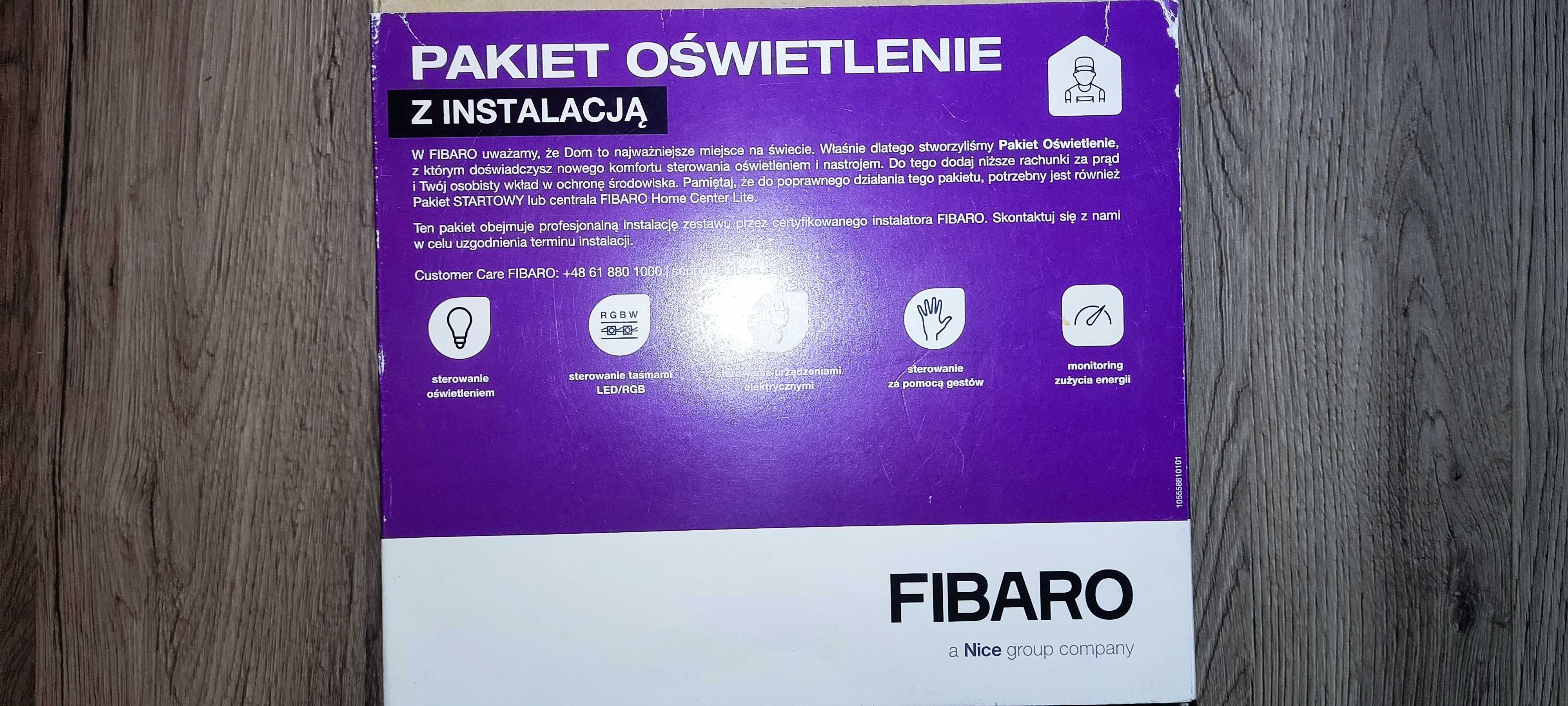 Pakiet Fibaro Oświetlenie z montażem inteligentny dom