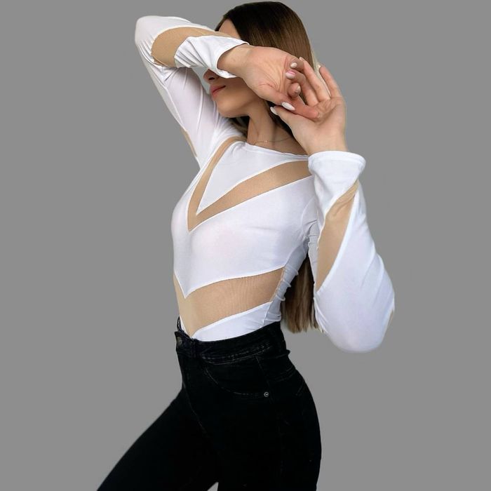 Боді всьавками сітки