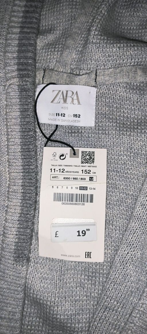 кофта zara на 152см