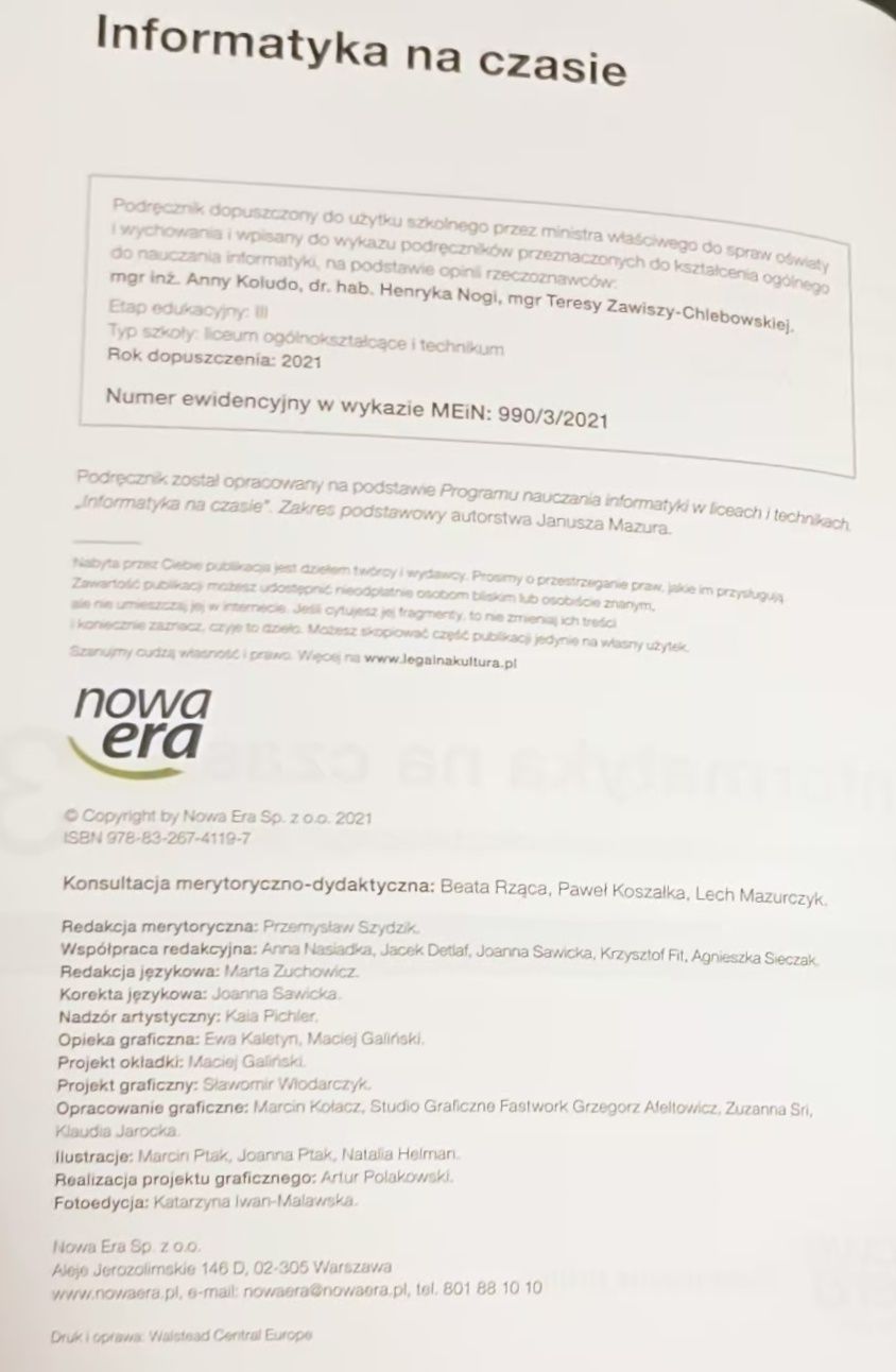 Informatyka na czasie 3