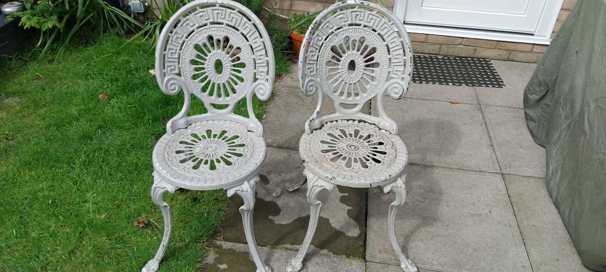 Aluminiowe krzesła ogrodowe komplet 4 szt Wiele modeli unikalne wzory