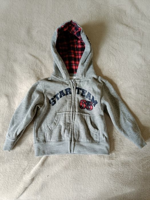 Bluza z kapturem szara