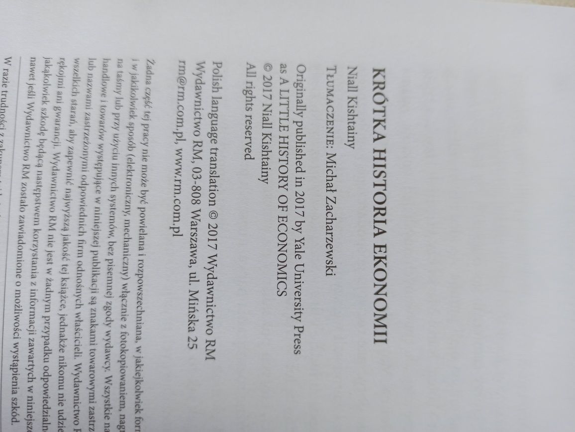 Kishtainy krótka historia ekonomii