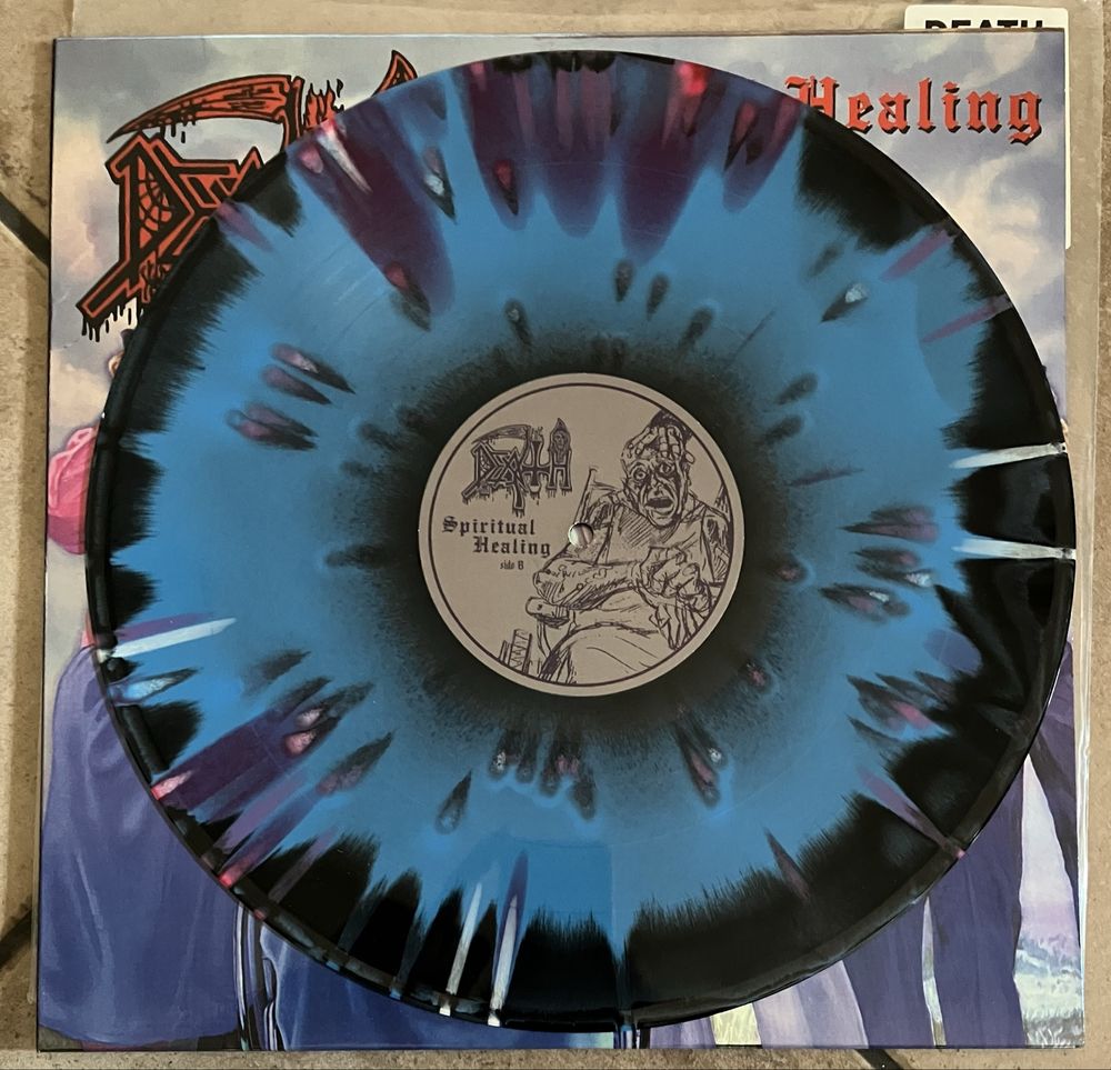 Death - Spiritual Healing LP Custom Tri-Color Merge with Splatter…