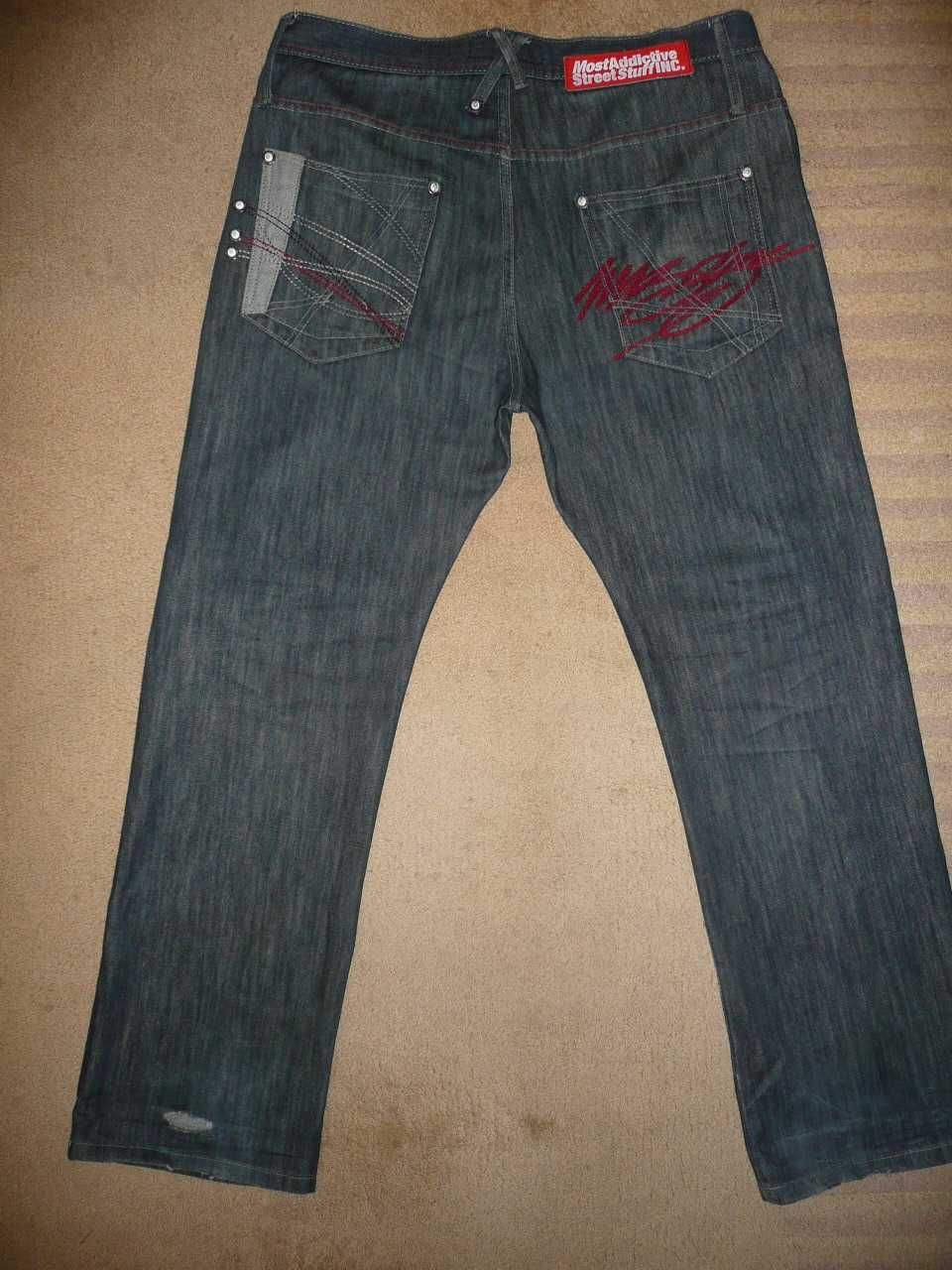 Spodnie dżinsy MASS DENIM W36/L34=50/115cm jeansy