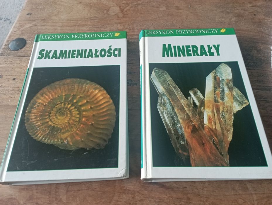 Leksykon Skamieniałości i Minerały 2 sztuki