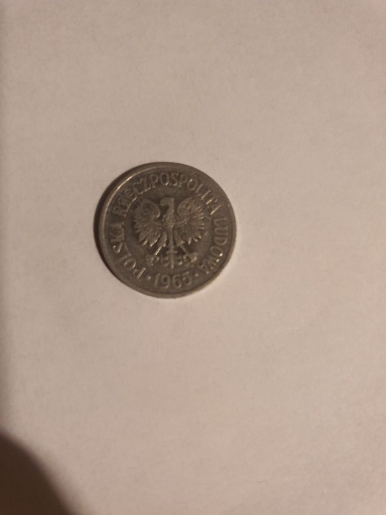 10 groszy 1965r ze znakiem mennicy