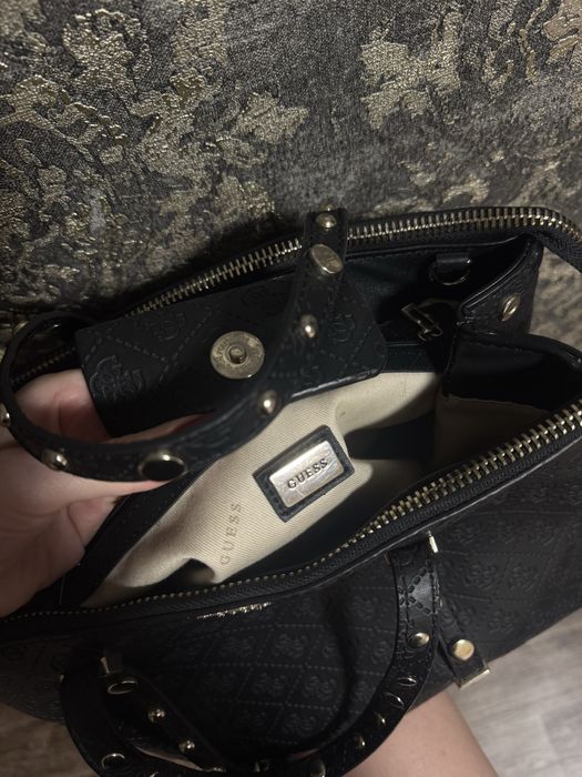 Кожаная сумка шкіряна guess