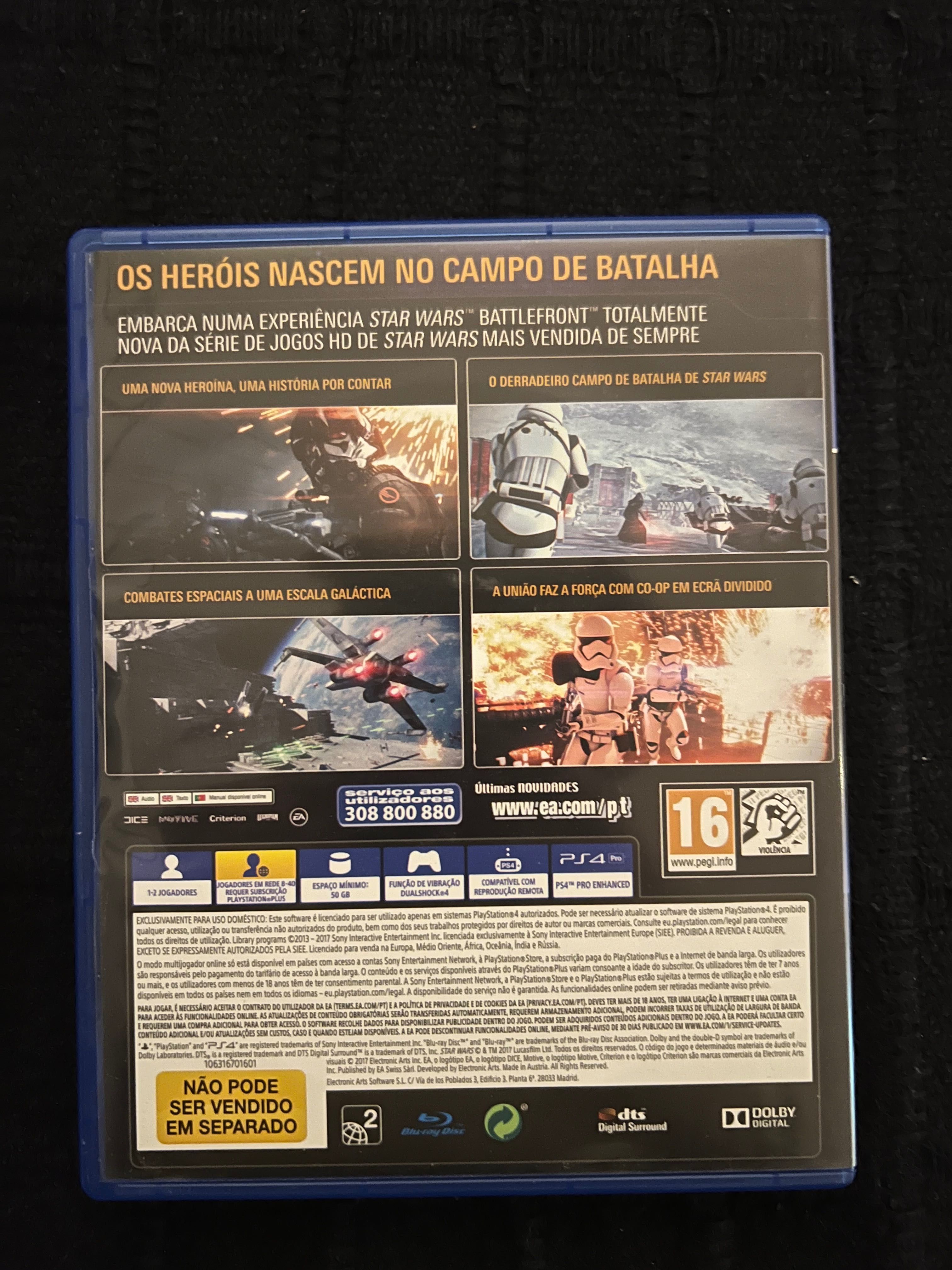 Jogo Star Wars Battlefront 2 ps4