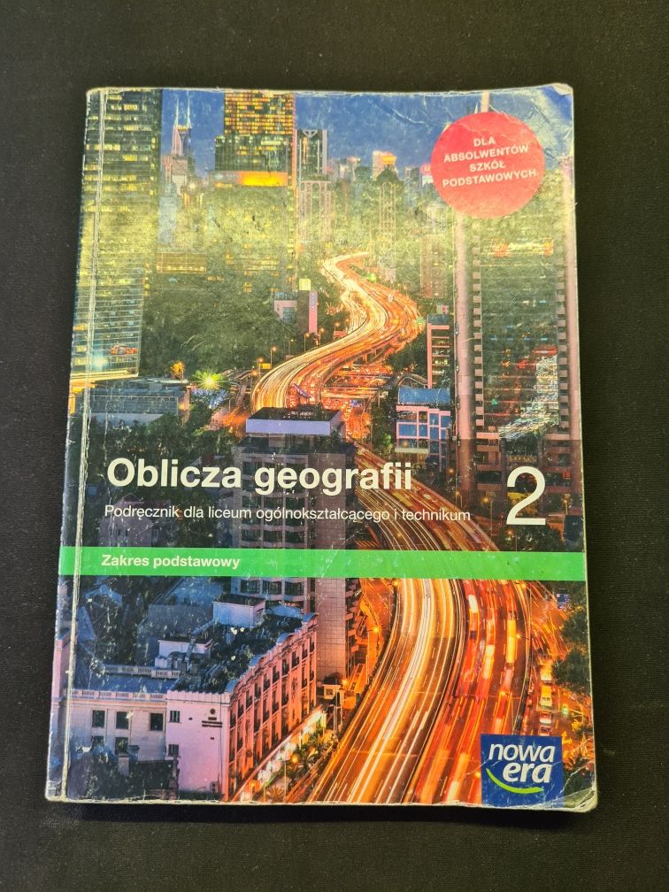 Podręcznik do Geografii "Oblicza Geografii 2" KL2 Liceum/Technikum