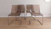 Krzesła do jadalni 4 sztuki, brązowe_Tobias_IKEA