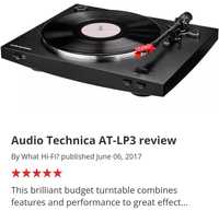 Audio-Technica AT-LP3 Black проигрыватель винила в идеале на гарантии!