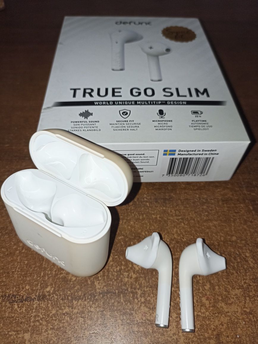 Навушники Defunc True Go Slim TWS White