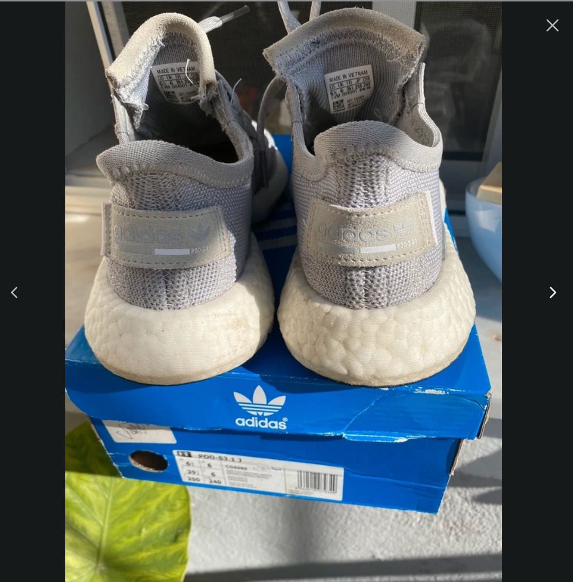 Sapatilhas Adidas POD-S3.1 J, tamanho 39,5