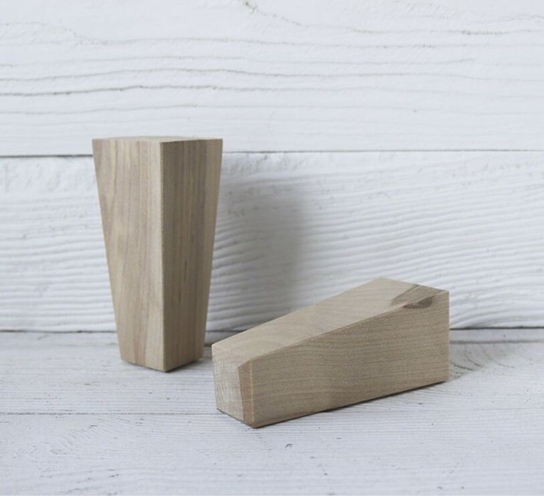 Ніжки для мебелі з натуральної деревини