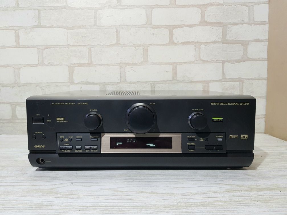FM/AM  ресивер/підсилювач Technics SA-DX950 2x100Вт б/у з Німеччини+1