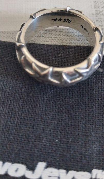 Anel em prata 925 original TwoJeys tamanho 24