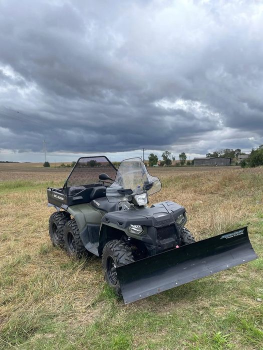 Polaris Sportsman 800 6x6 • 2013 r. • Wyciągarka + pług