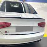 Audi A4 B8 дорест 2009-2013 спойлер чорний матовий антикрило