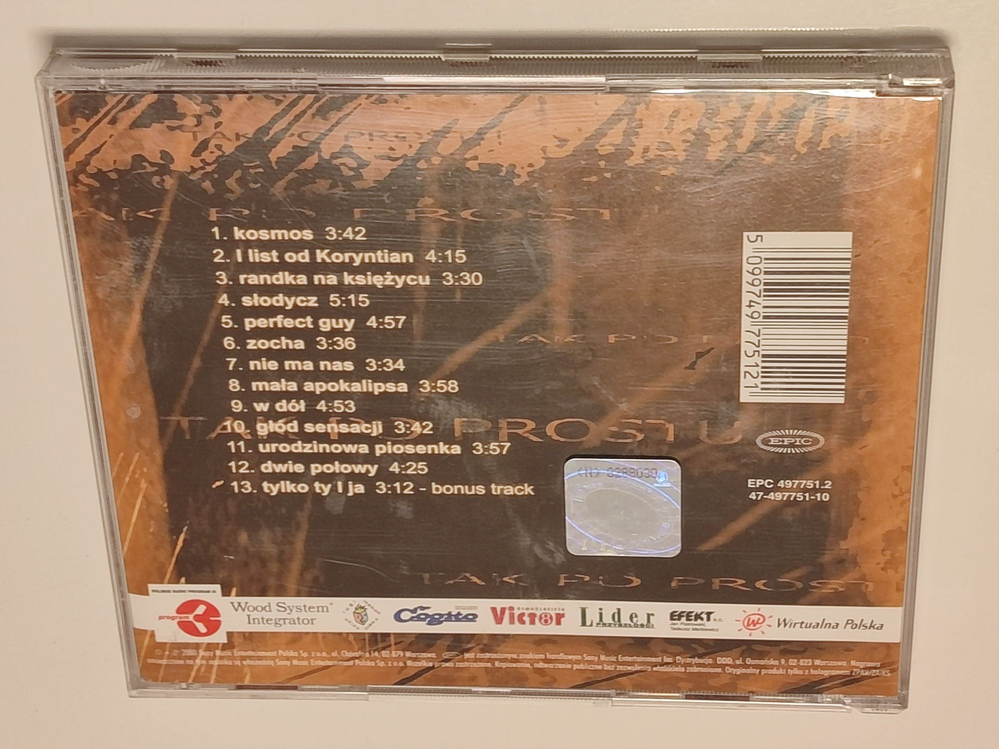 Unikat: Polücjanci Tak po prostu Poluzjanci 2000 1 press cd 10/10