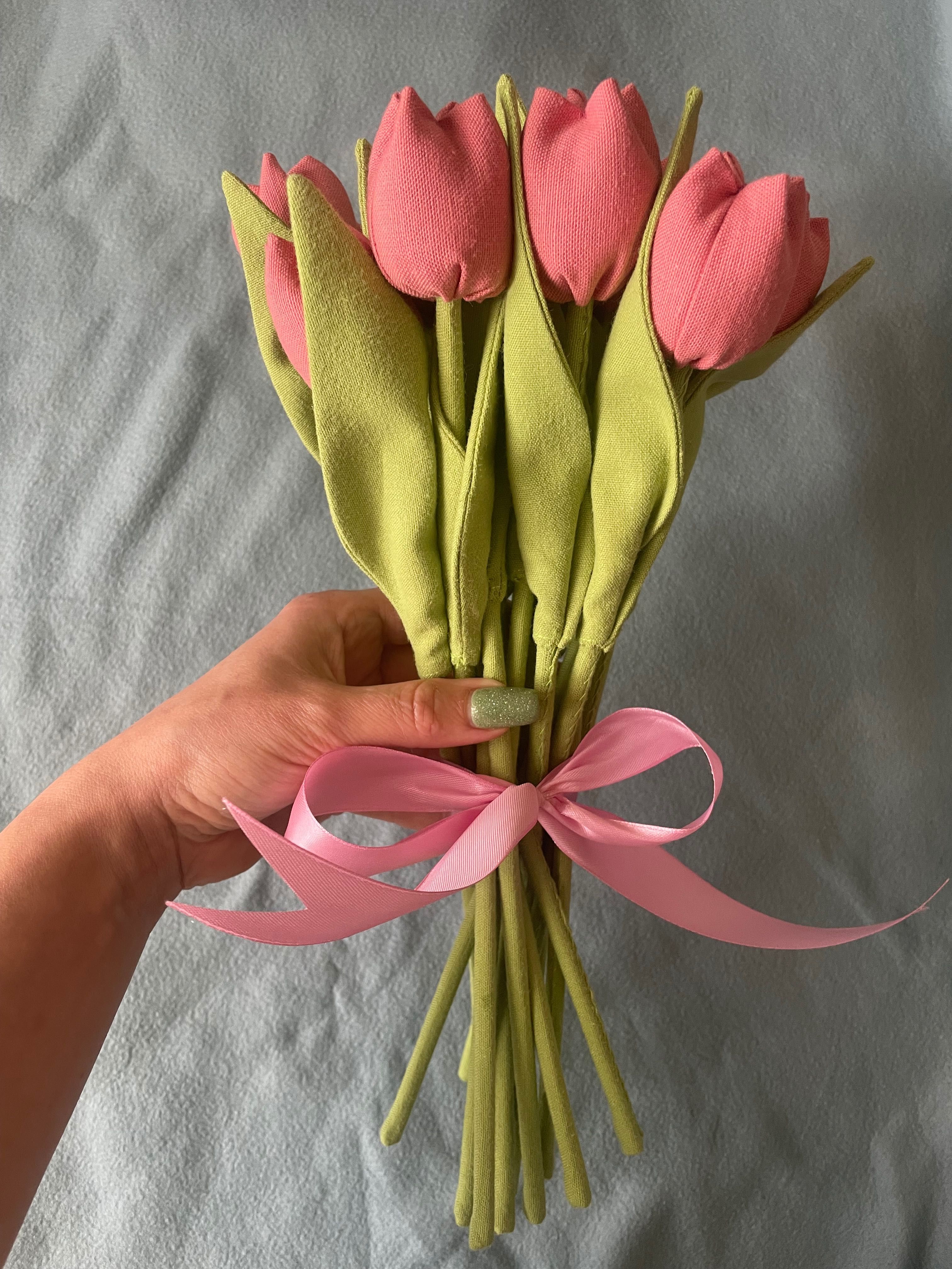 Тюльпаны ручной работы Тильда