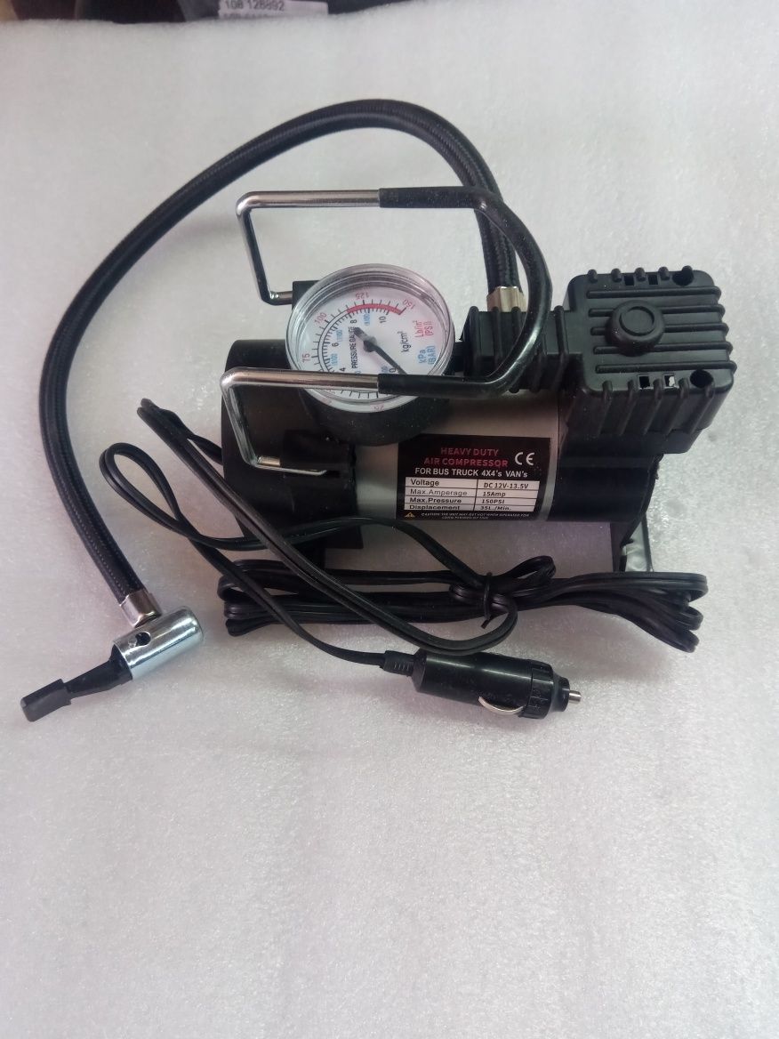 Compressor 12v com ligação para ficha de isqueiro