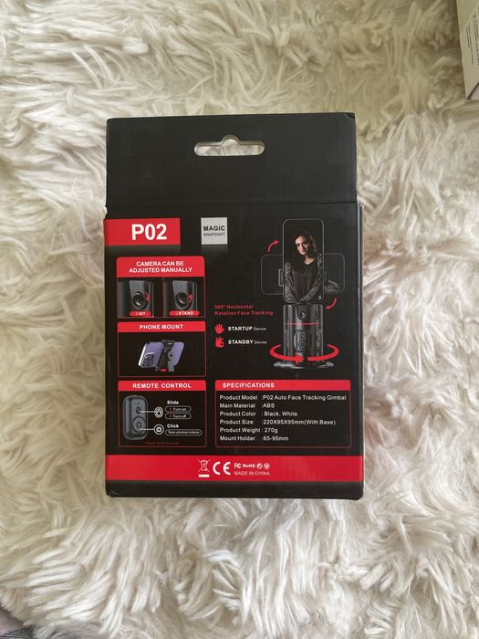 Автоматичний трекер зйомки P02 (Desktop Gimbal) - 360° Face Tracking