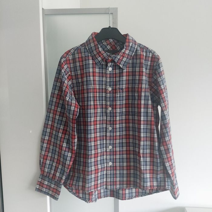 Bawełniana koszula w kratkę H&M rozm. 146