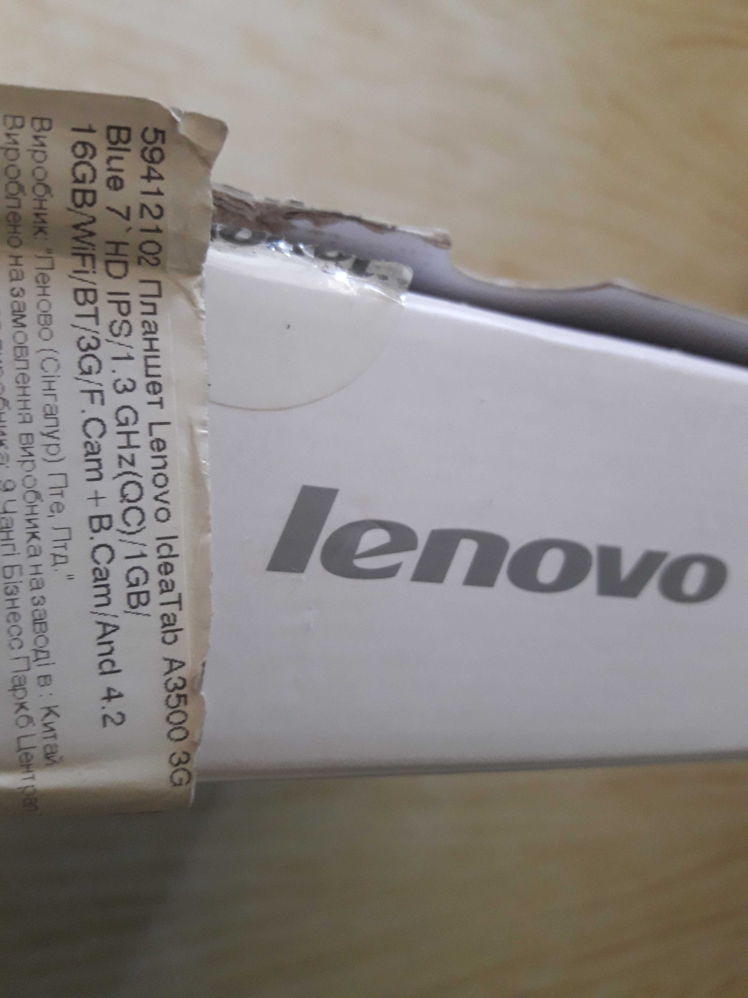 Планшет  Lenovo IdeaTab A3500 3G blue 7'