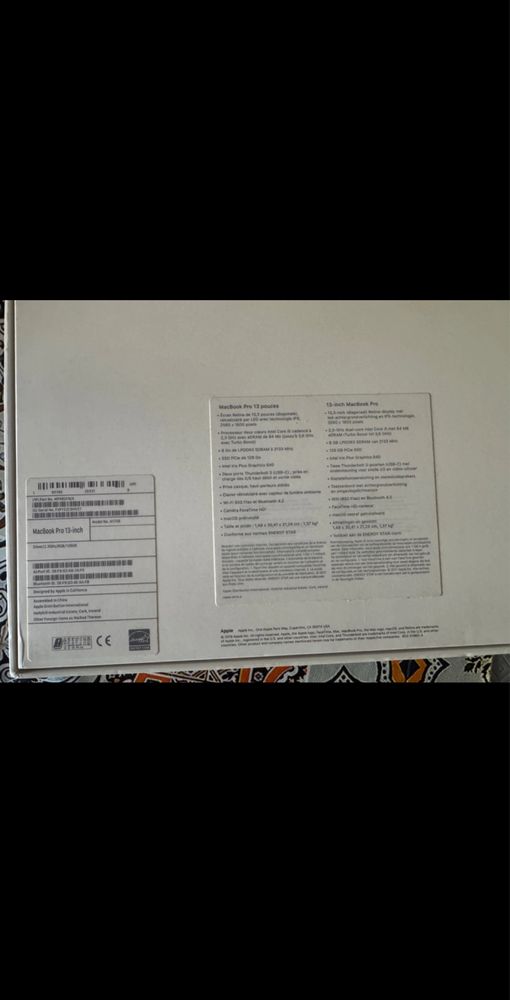 Macbook pro 13 2017
