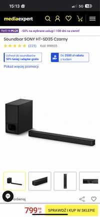 Soundbar SONY SA-SD35