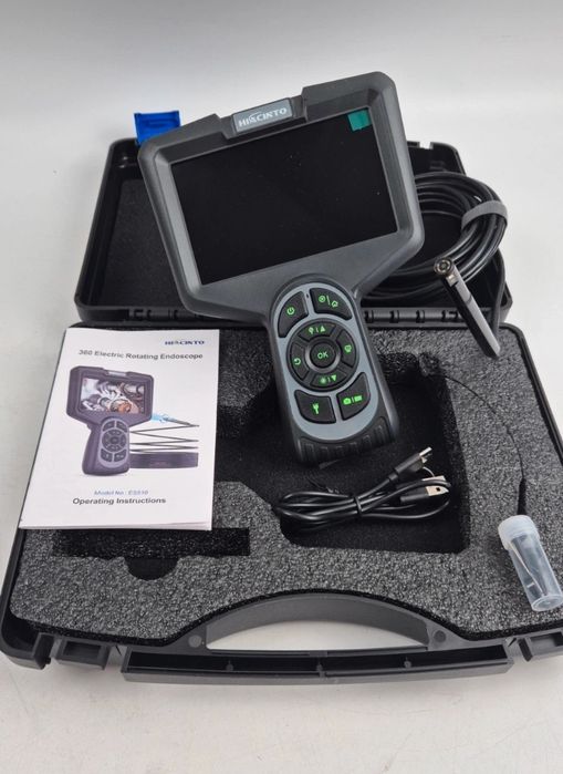 Kamera endoskopowa inspekcyjna obrotowa 5m ekran LCD 5"