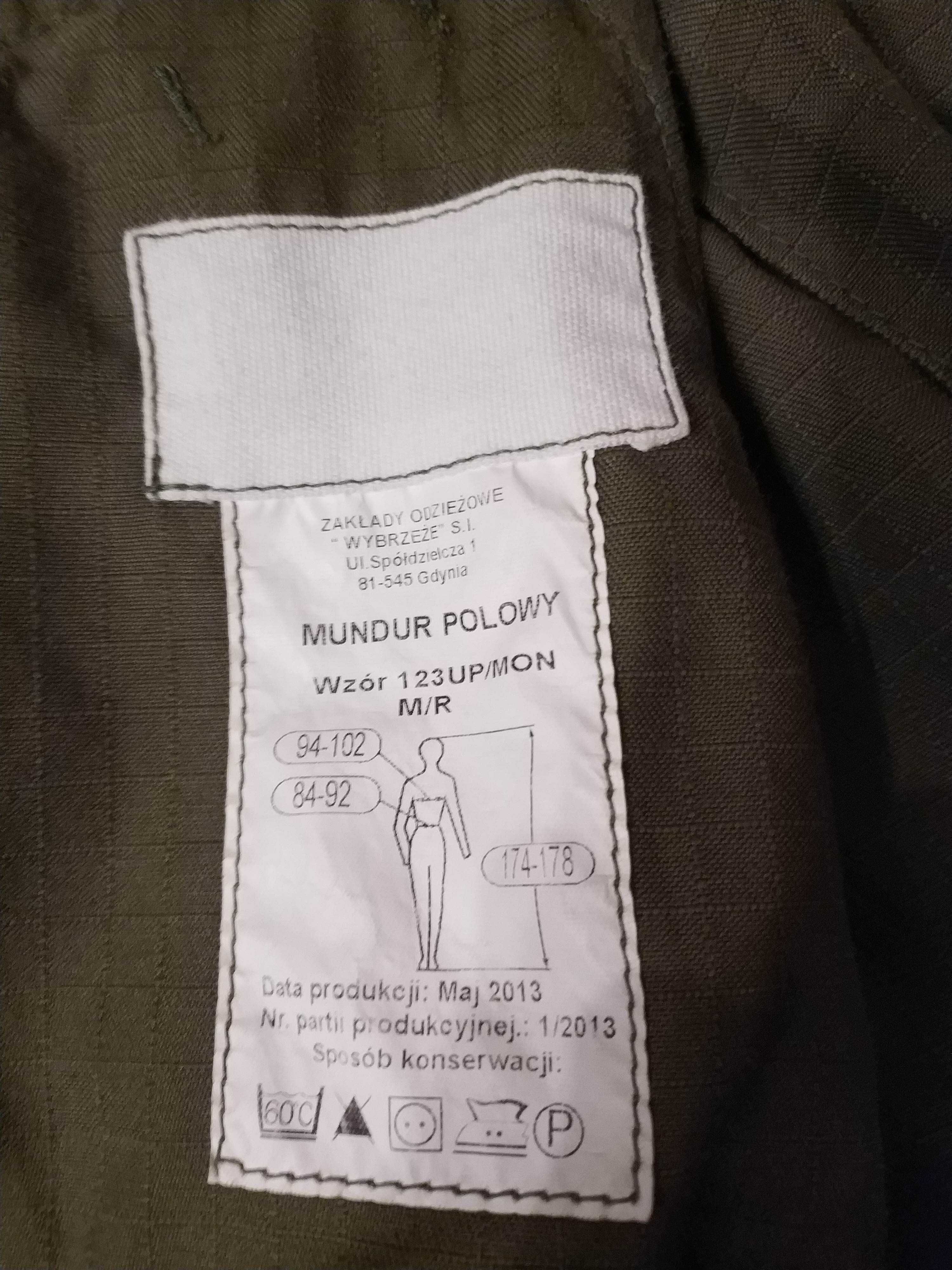 Mundur polowy wzór 123 UP/MON rozmiar M/R 2013 bluza koszula wojskowa
