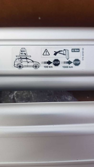 Багажник(поперечины) на крышу Toyota RAV 4 2013-2018 pz41bx562000
